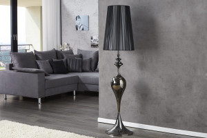 Lampa podłogowa Lora 160 cm czarna
