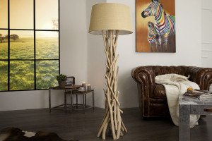 Lampa podłogowa Safari 155 cm piaskowa