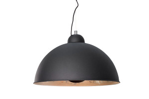 Lampa wisząca Cama czarno-srebrna
