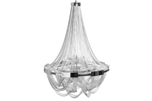 Lampa wisząca Royal 70 cm srebrna