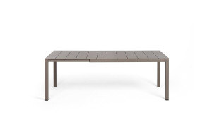 Stół rozkładany Rio Alu 140-210 cm Nardi - Tortora