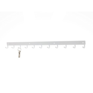 Wieszak Listwa Hakowa 80 cm biały