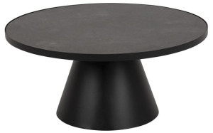 Stolik kawowy Soli czarny 85 cm Actona