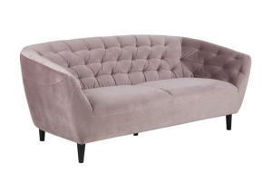 Sofa Ria 191 cm brudny róż Actona