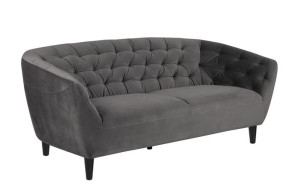 Sofa Ria 191 cm ciemny szary Actona