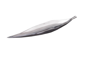 Miska Liść srebrna 80cm Invicta