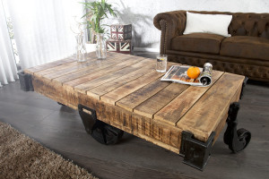 Stolik kawowy Railway 120cm Mango Invicta