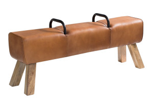 Ławka Bock 134cm skóra Invicta