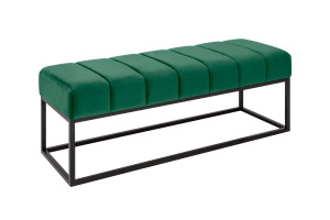 Ławka Petit Beaute 110cm aksamit szmaragdowy Invicta