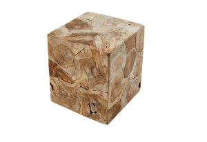 Stolik kawowy Quare 40 cm Teak Invicta