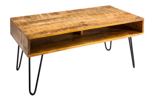 Stolik kawowy Rac 100 cm naturalne mango Invicta