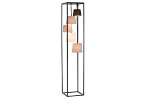 Lampa podłogowa Floor 180 cm czarno-szara Invicta