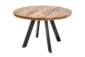 Stół Nori śr. 120 cm naturalne Mango Invicta