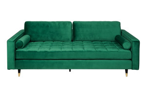 Sofa Nice 225 cm szmaragdowy Invicta