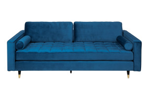 Sofa Nice 225 cm morski niebieski Invicta