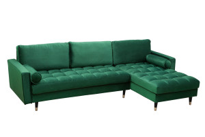 Sofa Levt szmaragdowy Invicta