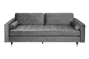 Sofa Nice 225 cm szary Invicta