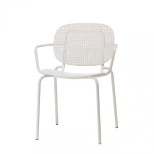 Krzesło Si-Si dots z podłokietnikami - linen