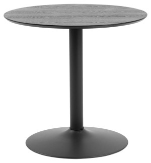 Stół Ibiza czarny śr. 80 cm Actona