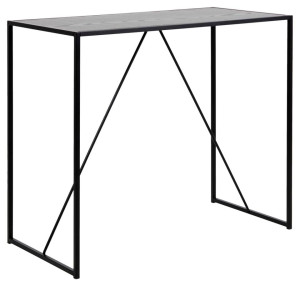 Stół barowy Seaford 120 cm czarny Actona