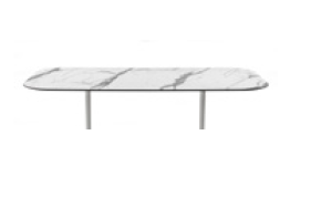 Blat kompaktowy dla podstawy Tripè double 160x80 cm Scab Design