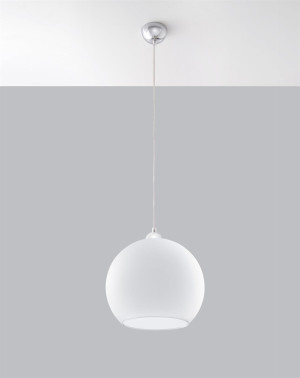 Lampa wisząca Ball biała