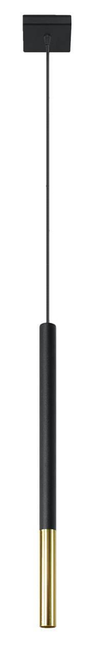 Lampa wisząca Mozaica 1 czarny/złoto