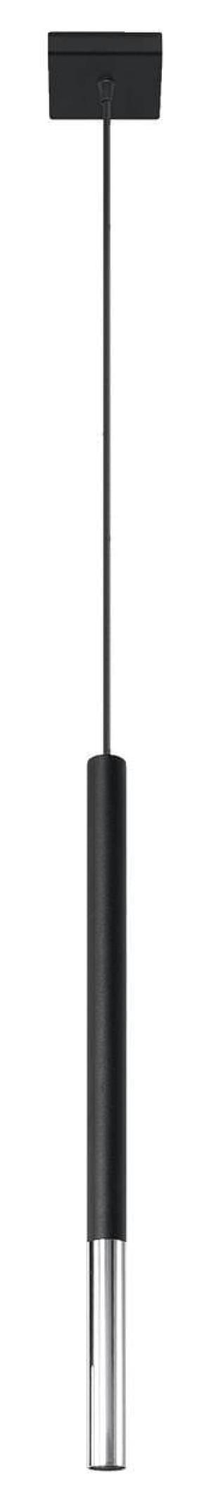 Lampa wisząca Mozaica 1 czarny/chrom