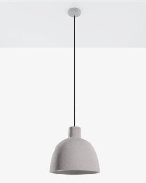 Lampa wisząca Damaso szara