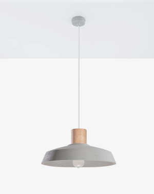 Lampa wisząca Afra szara