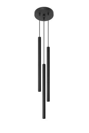 Lampa wisząca Pastelo 3P czarna