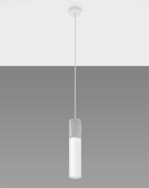 Lampa wisząca Borgio 1 biała