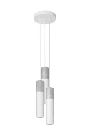 Lampa wisząca Borgio 3P biała