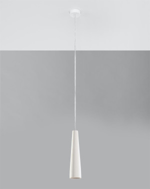 Lampa wisząca ceramiczna Electra biała