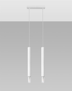 Lampa wisząca Wezyr 2 biała