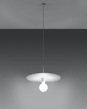 Lampa wisząca Flavio biała