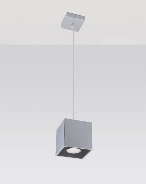 Lampa wisząca Quad szara