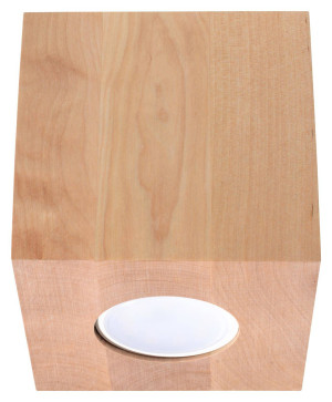 Plafon Quad naturalne drewno