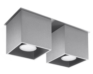 Plafon Quad 2 szary