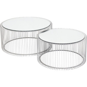 Stolik kawowy Wire Silver