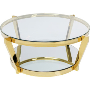 Stolik kawowy Monocolo Gold śr. 90 cm