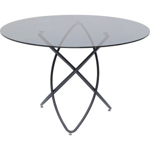 Stół Molekular Black śr. 120 cm