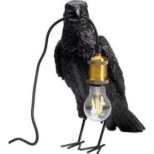 Lampa stołowa Crow Mat Black
