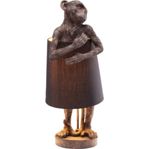 Lampa stołowa Animal Monkey Brown Black