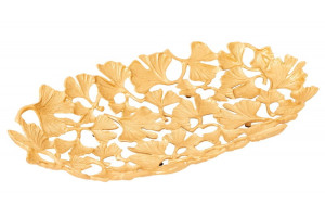 Misa Gingko złota 50x30 cm - Invicta