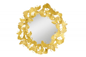 Lustro Gingko złote 68 cm - Invicta