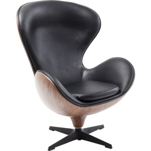 Fotel obrotowy Lounge czarny