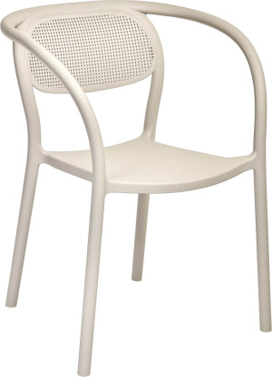 Krzesło z podłokietnikami Noon pearl - Ezpeleta