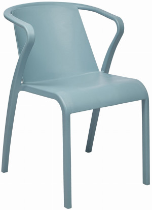 Krzesło z podłokietnikami Fado aquamarine - Ezpeleta