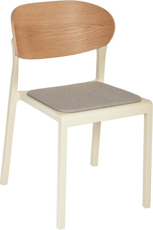 Krzesło Bake Wood Pad sand/taupe - Ezpeleta